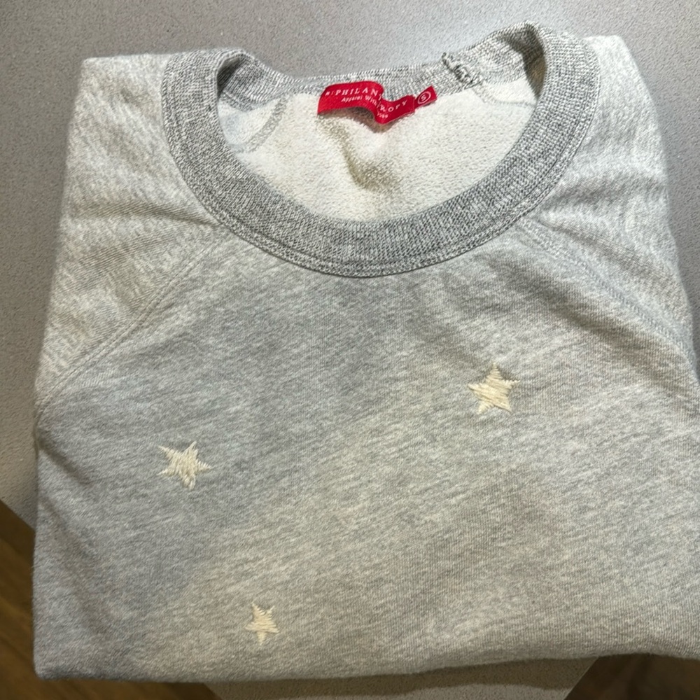 n:Philanthropy small embroidered star sweatshirt